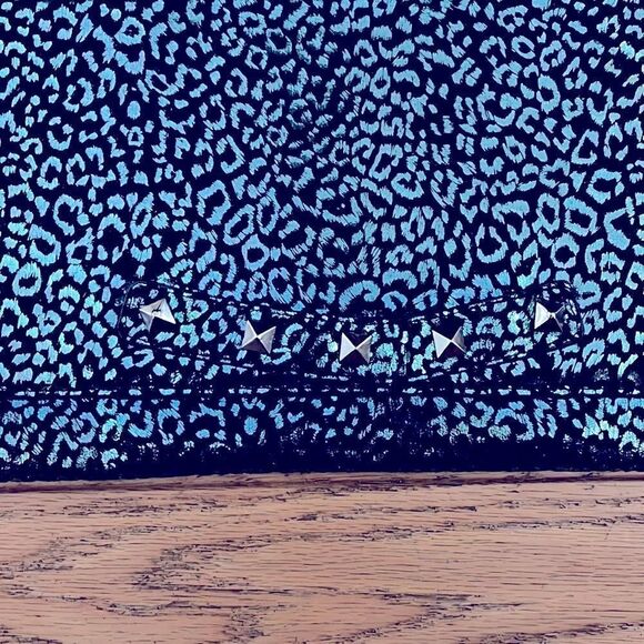 Betsey Johnson large leopard print clutch, in excellent condition, beautiful. - Picture 2 of 9